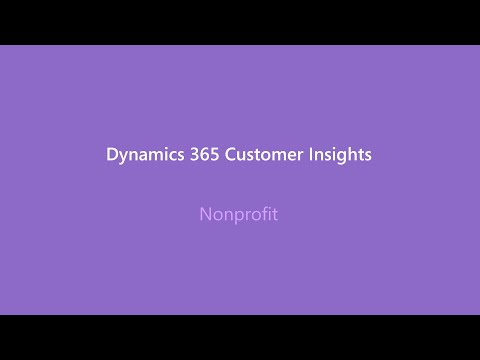Dynamics 365 Customer Insights Power App Pocket Demo (Nonprofit)