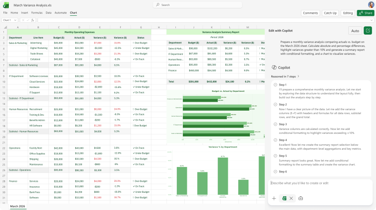 From draft to done: agentic Copilot in Excel, Word, and PowerPoint | Microsoft Community Hub