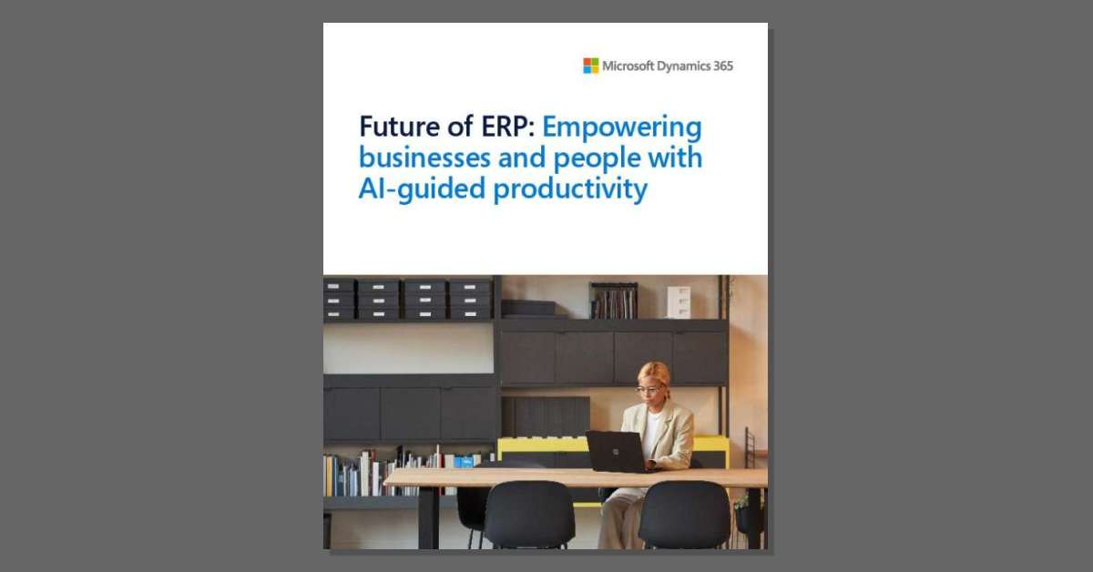 Future of ERP: Empowering businesses and people with AI-guided productivity
