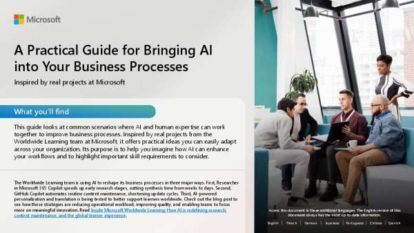 A Practical Guide for Bringing AI into Your Business processes